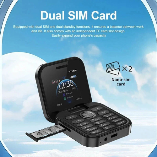I17 pro flip mini mobile - i17,