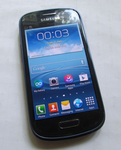 Samsung galaxy mini - samsung, blue