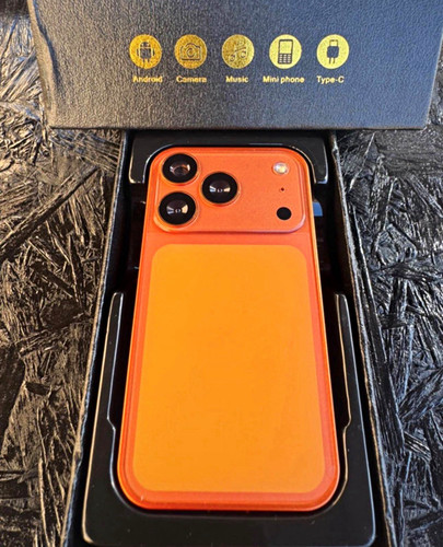 Orange android mini - orange, bar